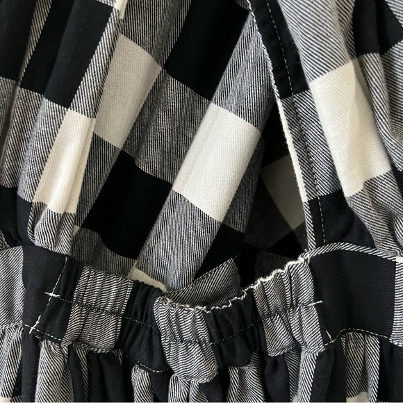 NWT Anthropologie Verb Embroidered Gingham Plaid Halter Maxi Dress SZ Large - Picture 11 of 16